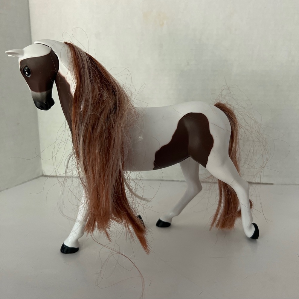Lanard Royal Horse Breeds Painted Horse Mare 8” X 8” Brushable Adjustable Head